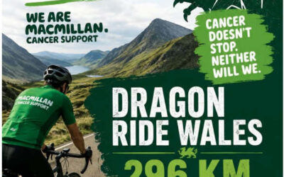 Colin is taking part in the Dragon Ride in aid of Macmillan Cancer Support